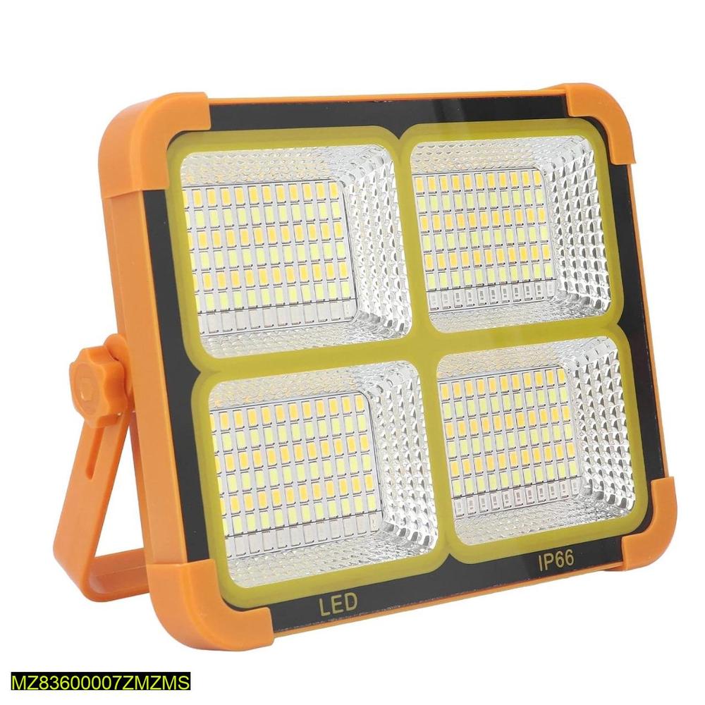 Solar Motion Sensor Outdoor Light IP66 Orange Black
