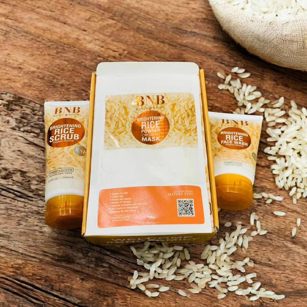 BNB Brightening Rice Facial Kit for All Types Of Skin