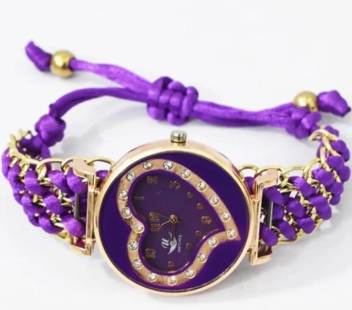Heart Shaped Quartz Watch for Women with Chain Strap