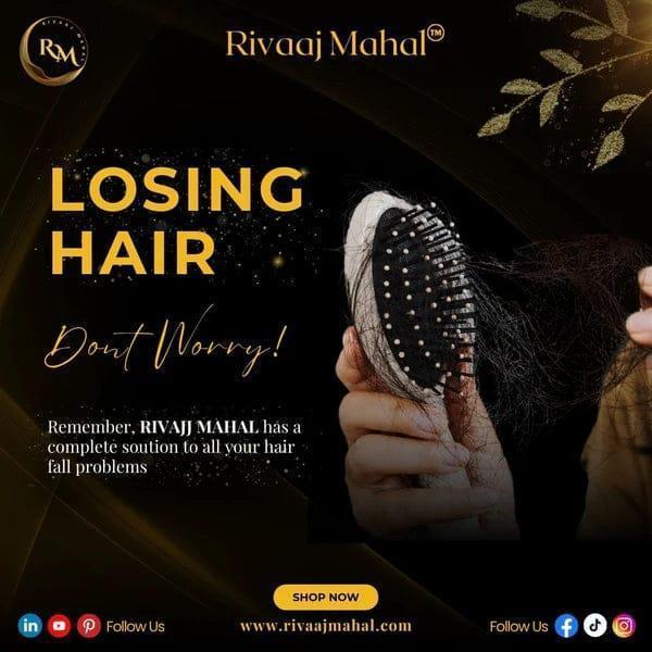 Rivaj Mahal Herbal Hair Oil for All Hair Types 200ml Sulfate-Free