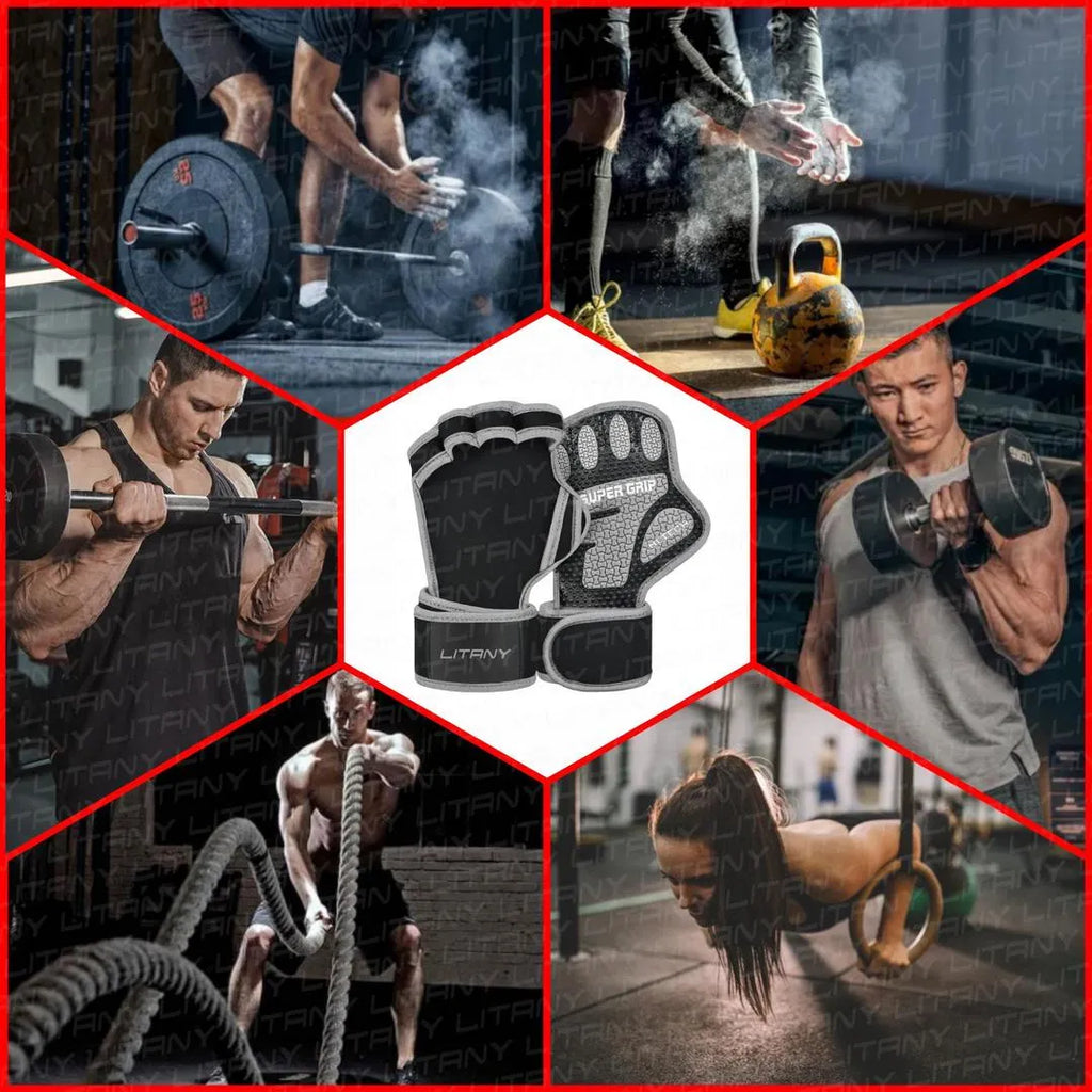 Litany Super Grip Gym Gloves for Men Women