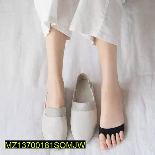 Black Cotton Toe Pads for High Heels & Casual Shoes