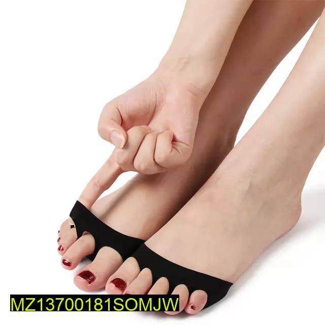 Black Cotton Toe Pads for High Heels & Casual Shoes