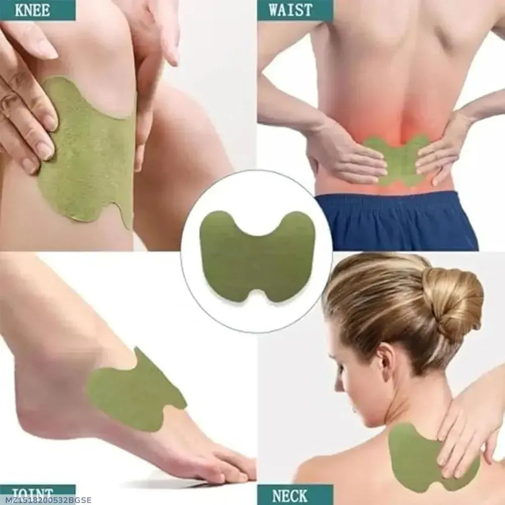 Green Silicone Knee Waist Neck Joint Pain Patches