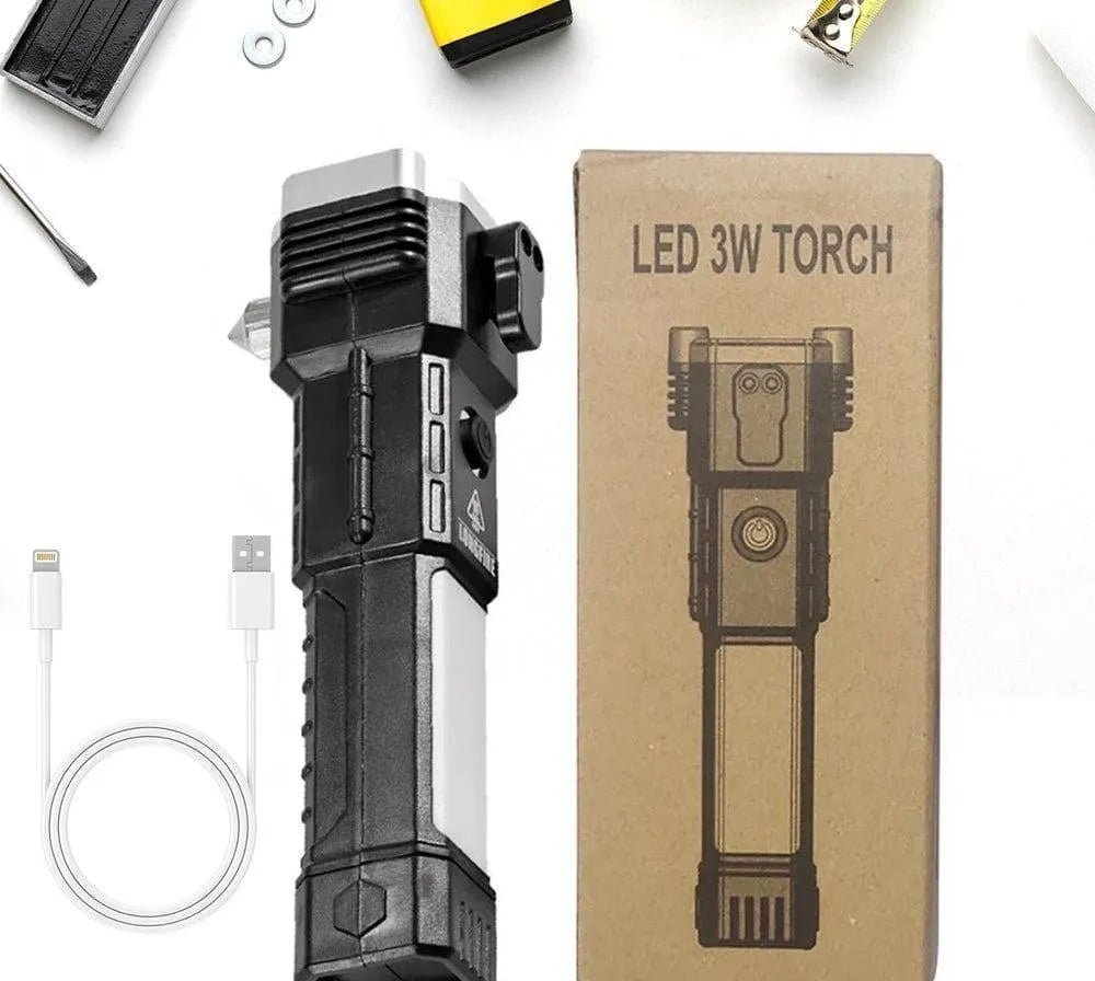 LED Search Light Black ABS Plastic 10W