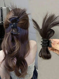 Stylish Hair Ponytail with Claw Clip for Women