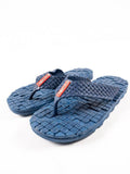 Blue Woven Rubber Slippers for Men Women Summer Wear