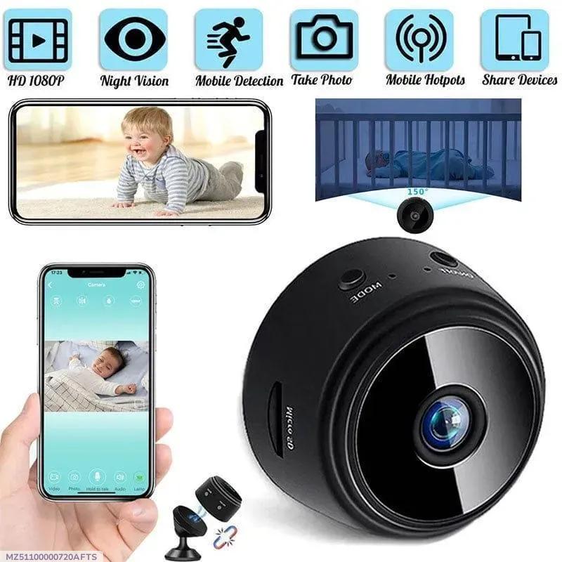 Mini WiFi Camera for Home Office Security 4.4cm