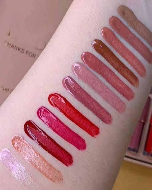 Velvet Glossy Lip Gloss Set for Brides & Parties