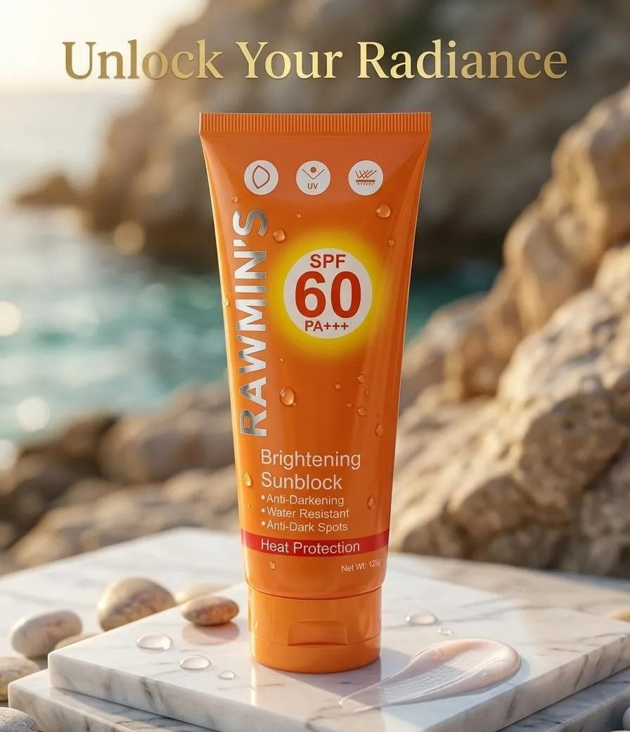 Sunblock SPF 60 Brightening Cream for All Skin Types