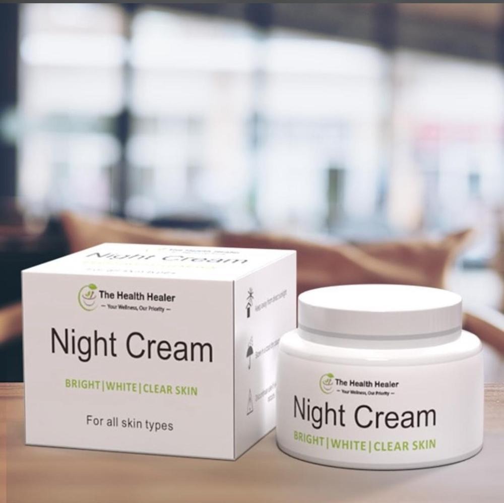Whitening Night Cream for Clear Skin All Types