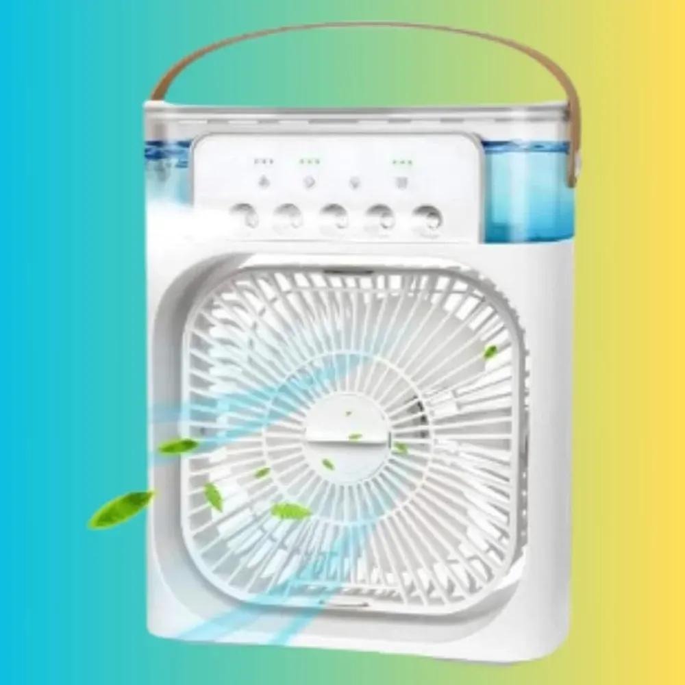 7-Color LED Mini Air Cooler with Timer