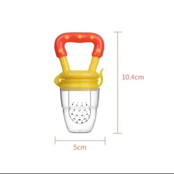Baby Silicone Solid Feeding Pacifier Blue Pink
