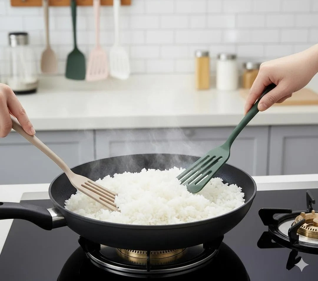 Tramontina Silicone Slotted Turner Multicolor Kitchen Essential