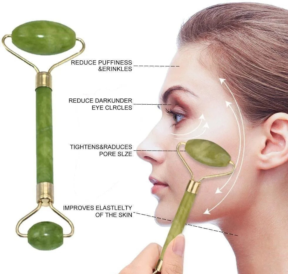 Jade Roller & Gua Sha Set for Radiant Skin
